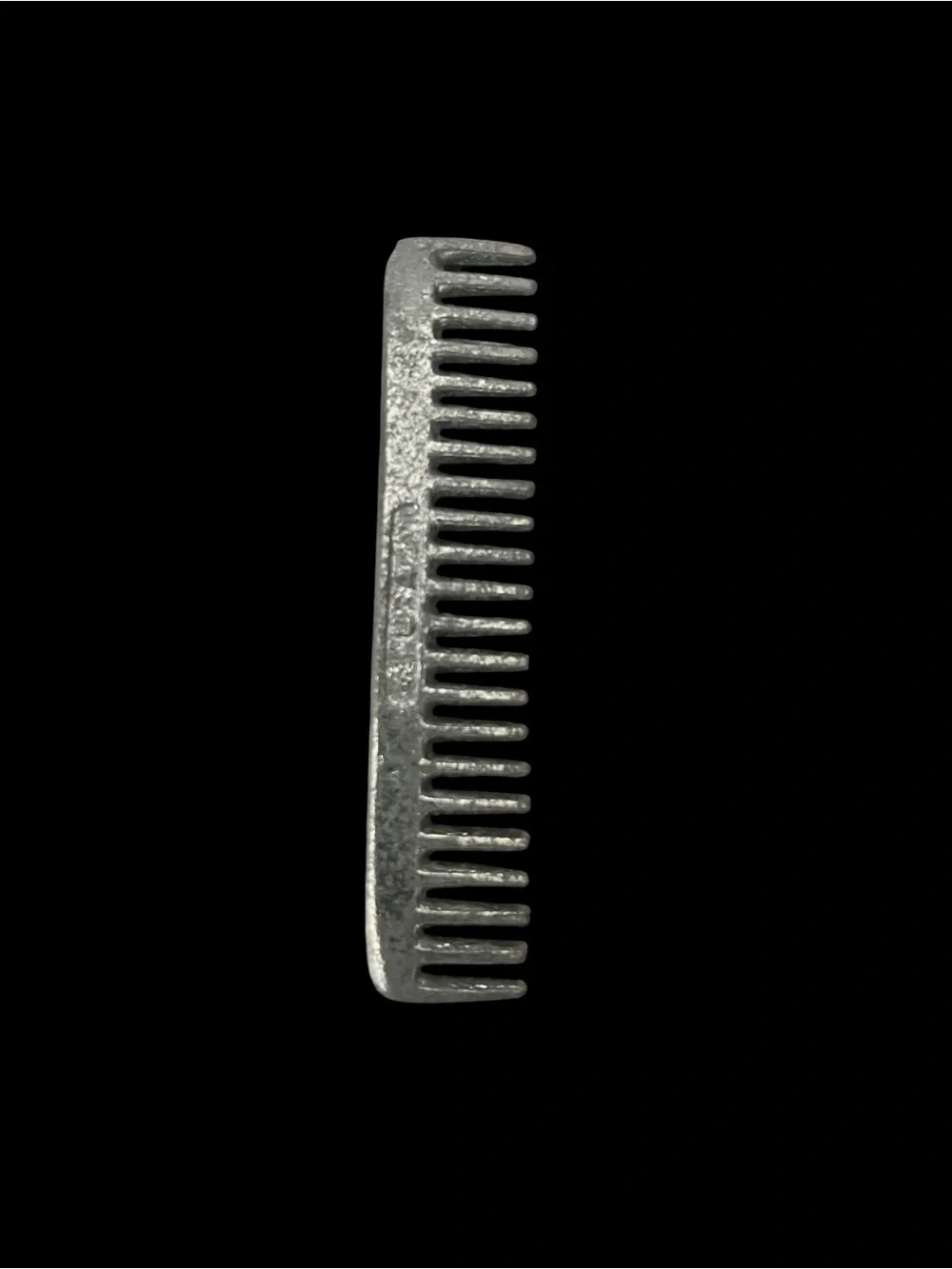 Vintage Aluminum Pocket Grooming Comb Made In U.S.A.